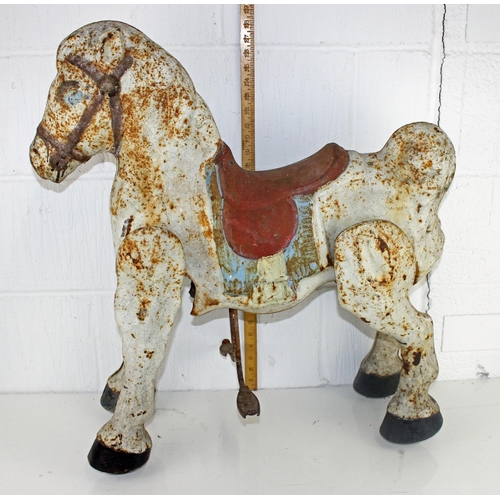 1519 - A vintage metal horse probably by MOBO