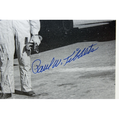 1631 - Paul A Tibbets - Signed photograph of Enola Gay and pilot