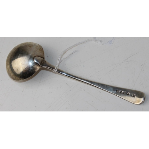 1108 - Georgian silver sauce ladle - London 1810 by William, Charles & Henry Eley