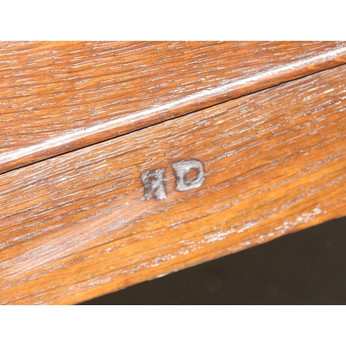 133 - A Georgian 3-drawer sideboard believed to be Elm with original brass handles