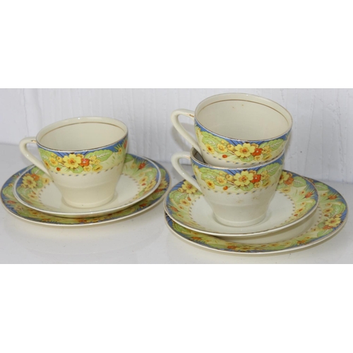 1707 - An Art Deco period part tea-set by Empire