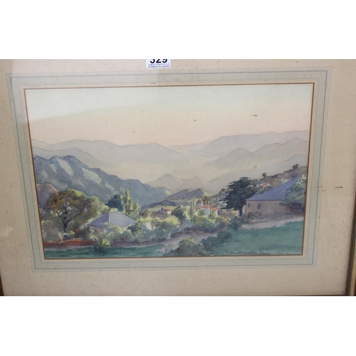 329 - 2 watercolours paintings - E.M.C. Trench & Kenneth Walker