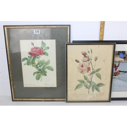 336 - Qty of assorted pictures and prints to inc Original artworks