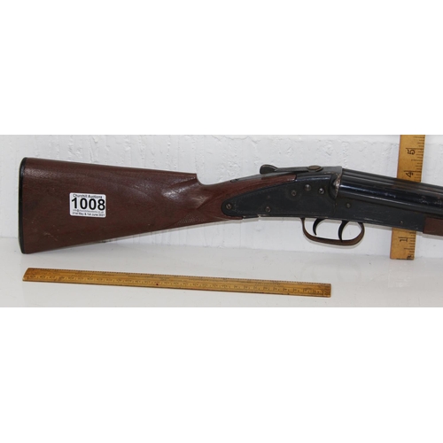 1008 - Vintage Daisy Model 21 double barrel BB gun with plastic stock