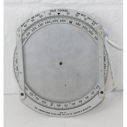 1021 - A WWII war department issue brass ALBO british telescope sighting No22C Mk II – dated 1942 & a MOD m... 