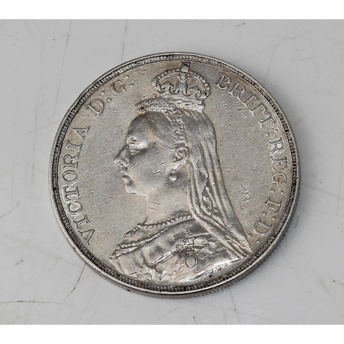 1317 - Great Britain coins - 1891 silver crown