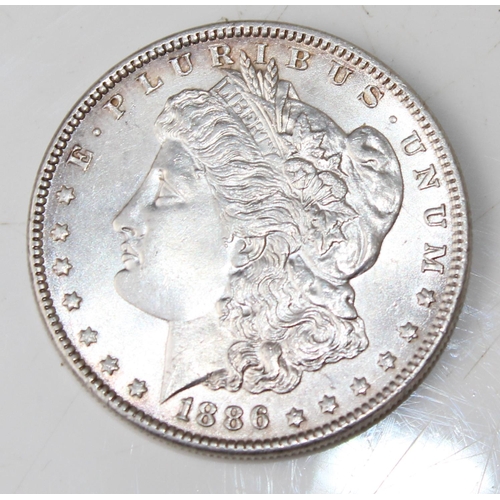 1333 - US .900 Silver Morgan Dollar - 1886 Philadelphia Mint