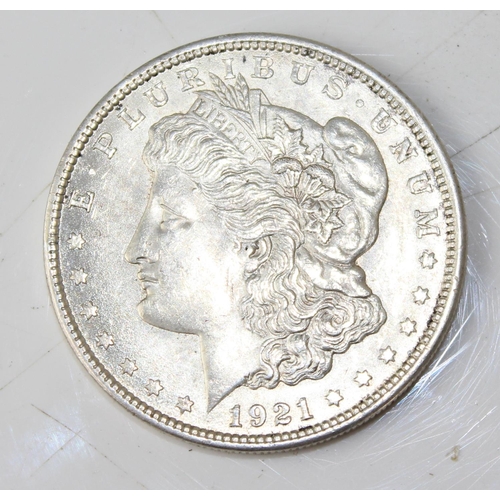 1335 - US .900 Silver Morgan Dollar - 1921 Philadelphia Mint