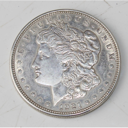 1337 - US .900 Silver Morgan Dollar - 1921 Philadelphia Mint