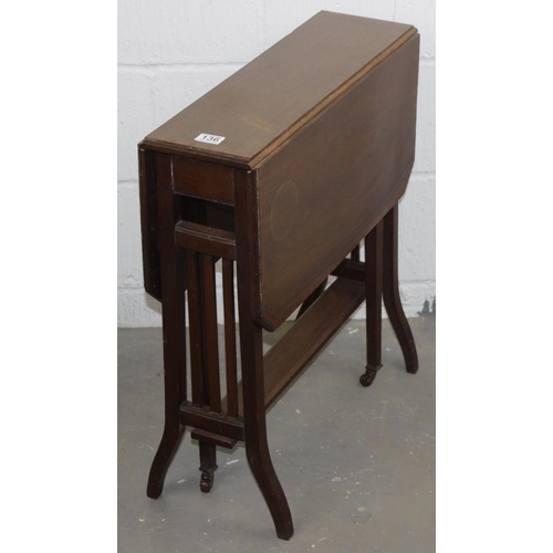 136 - Edwardian Sutherland drop-leaf table