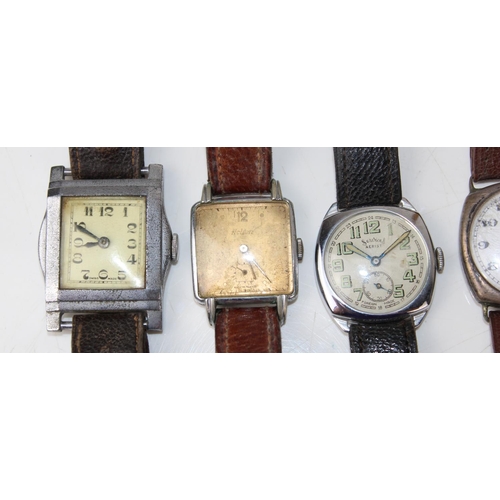 1360 - 5 vintage gents watches to inc Services Aerist