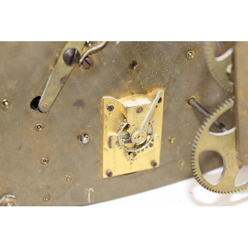 1365 - An antique Fusee wall clock in parts, for spares