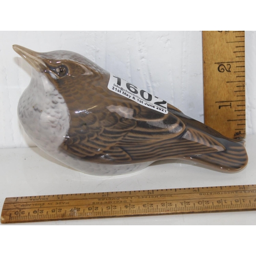 1602 - A Royal Copenhagen model of a bird