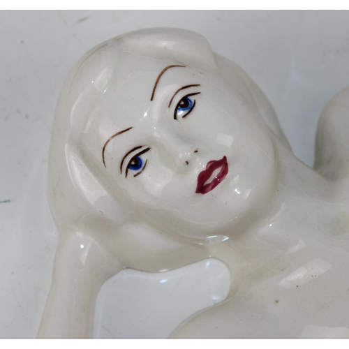 1608 - Rare Pair of Carlton Ware Nude Lady 