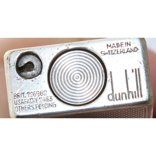 1614 - A silver plated Dunhill lighter - Patent 726982