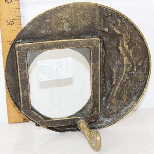 1626 - An Art Nouveau style brass Photograph frame