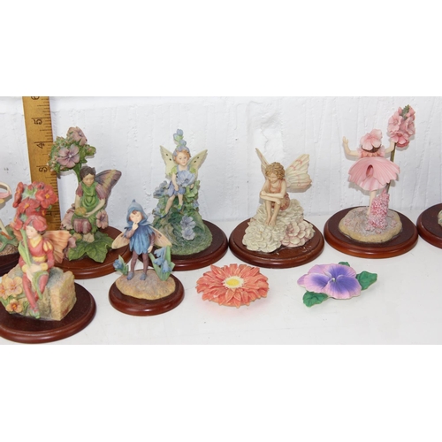 1796 - Qty of Flower Fairies figures etc