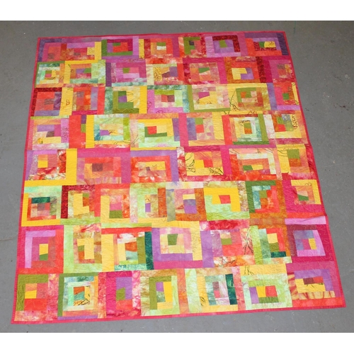 210 - 4 patchwork quilts/ wall hangings by Janet Atherton