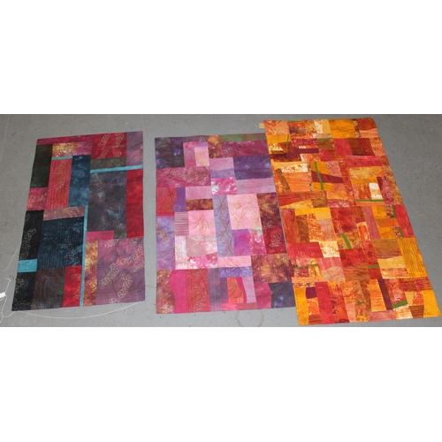 210 - 4 patchwork quilts/ wall hangings by Janet Atherton