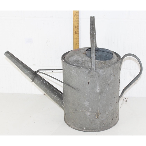 451 - Vintage galvanised watering can