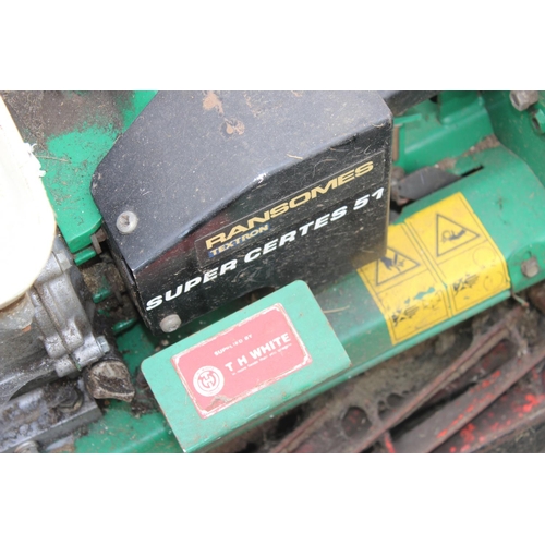 453 - Ransomes Super Certes 51 bowling green or Cricket pitch mower