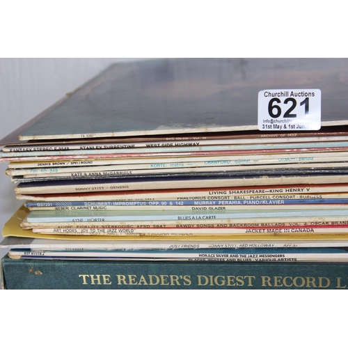 621 - Qty of assorted vinyl records to inc Blue Oyster Cult