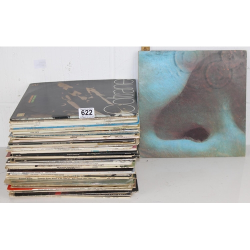 622 - Qty of assorted vinyl records to inc Pink Floyd