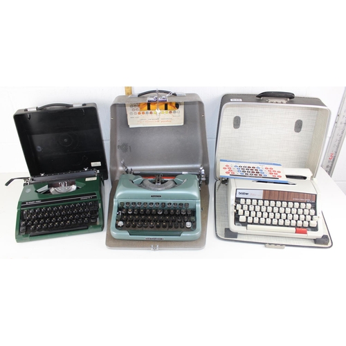 630 - 3 x Vintage typewriters