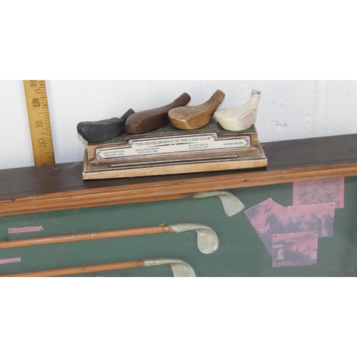 680 - 2 20th century antique style golf displays