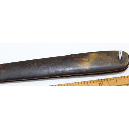 1047 - A 19th century Wingfield Rowbottom folding knife with horn scales