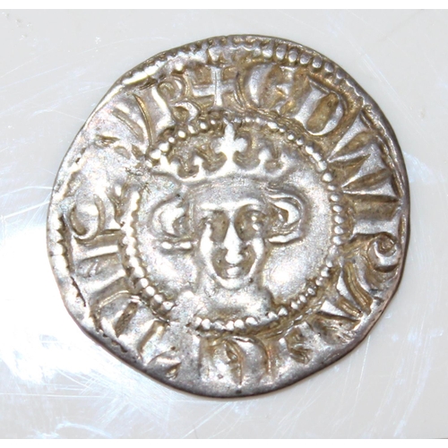 1349g - A silver hammered coin believed to be a 13th/14th century silver penny, possibly Edward I