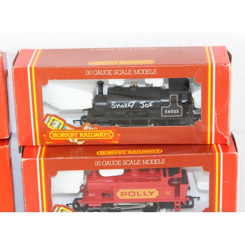 1430 - Model Trains - 3 Hornby 00 Gauge locomotives and 3 carriages all in boxes