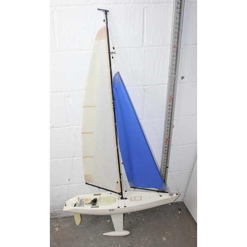 1431 - A large model sailing boat