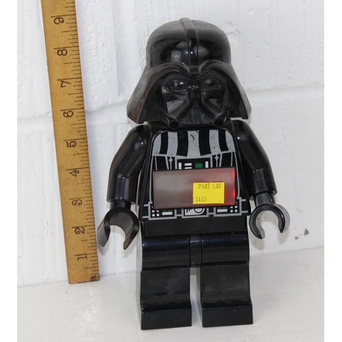 1445 - Qty of assorted toys and games to inc Darth Vader radio