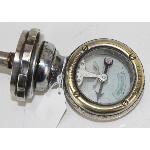 1632 - Early 20th century Wilmot of Birmingham Calormeter (temperature gauge) with chrome plated finish