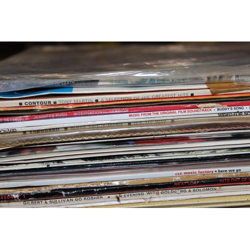 598 - Stack of assorted LP and Vinyl Records