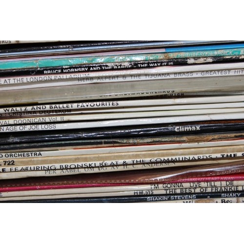 598 - Stack of assorted LP and Vinyl Records