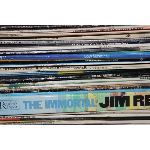 605 - Stack of assorted LP and Vinyl Records