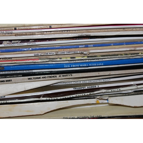 607 - Stack of assorted LP and Vinyl Records