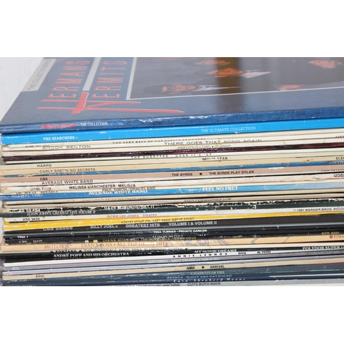 629e - Qty of approx 40 LP vinyl records in case