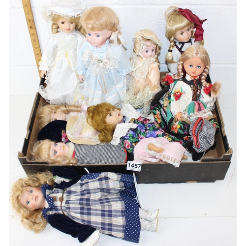 1457 - Box of dolls