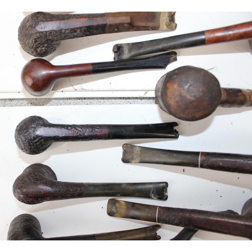 1644 - A large qty of smoking pipes to inc models by Bentwell, Captain Kidd etc