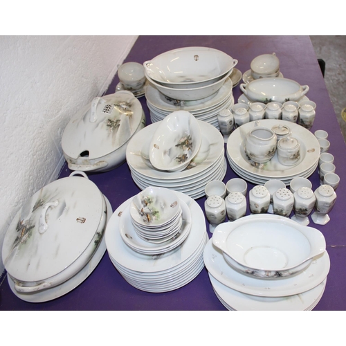 1859 - An extensive 20th century Japanese eggshell tea and dinner service