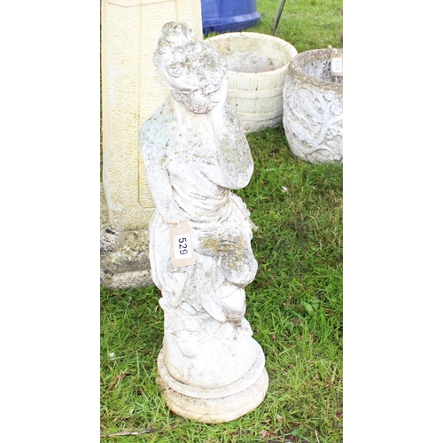 529 - Garden statue of a classical figure