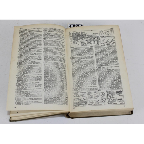 1504 - An unusual 1935 German dictionary 