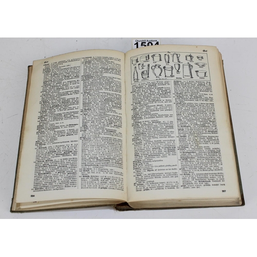 1504 - An unusual 1935 German dictionary 