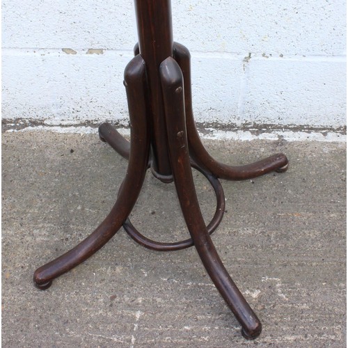 52 - A vintage bentwood coat stand