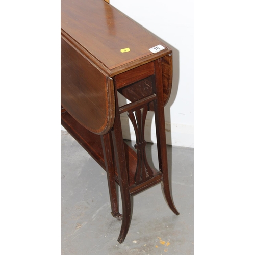 16 - Edwardian Mahogany Sutherland table