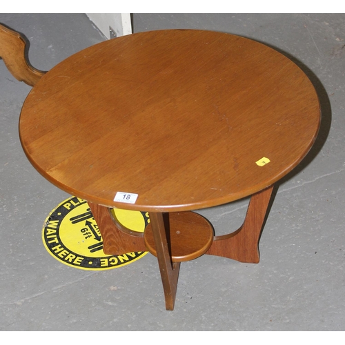 18 - Round retro coffee table