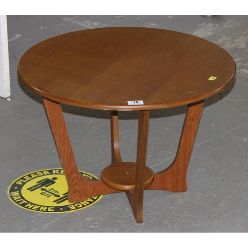 18 - Round retro coffee table